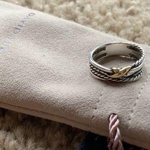 David Yurman crossover ring